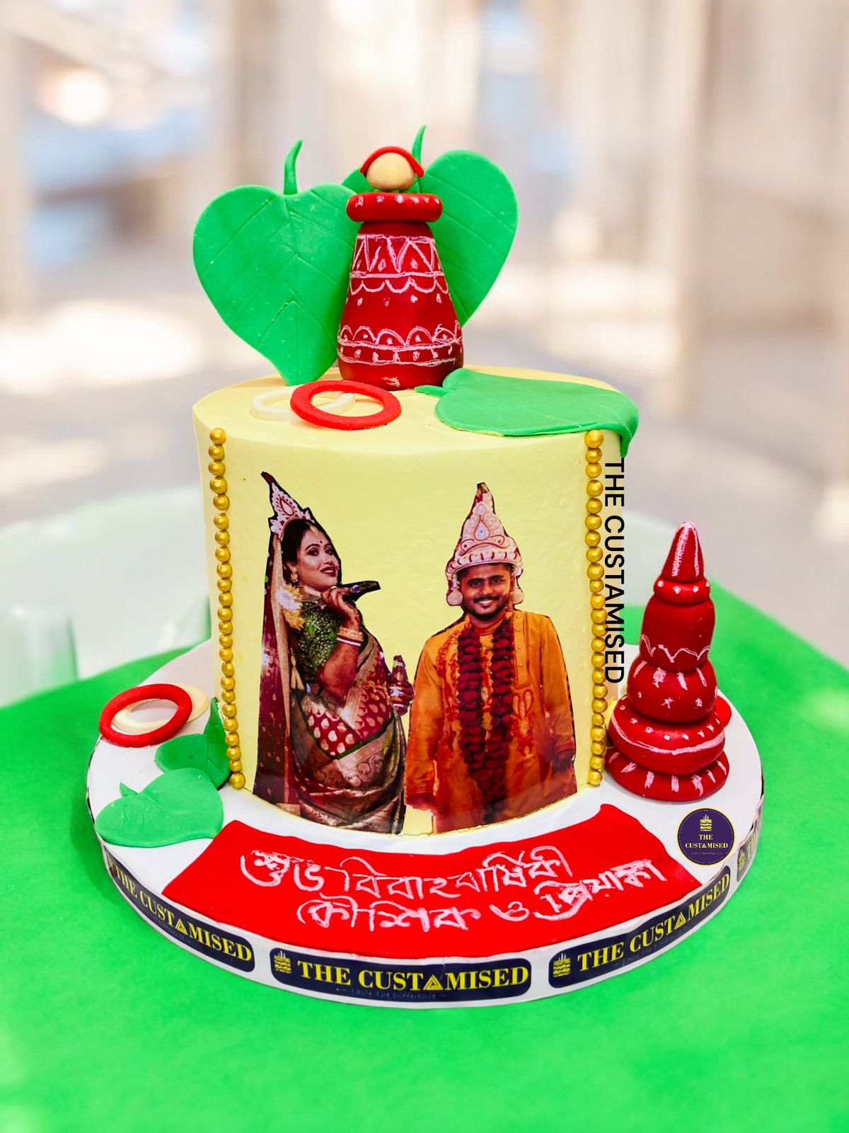 Traditional Bengali Anniversary Cake