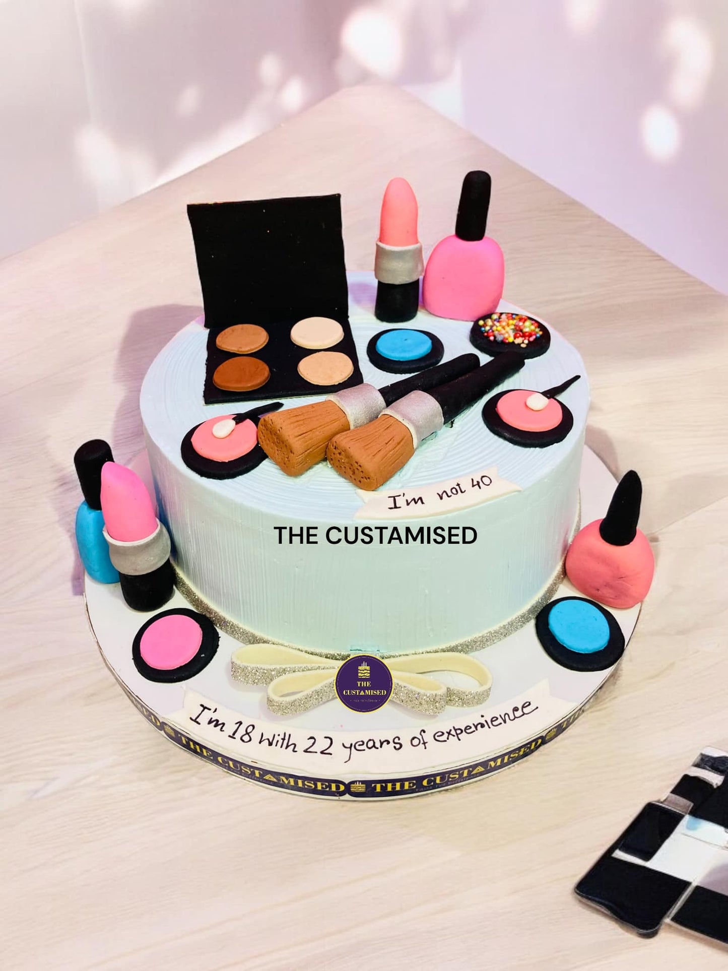 Makeup Themed Cake