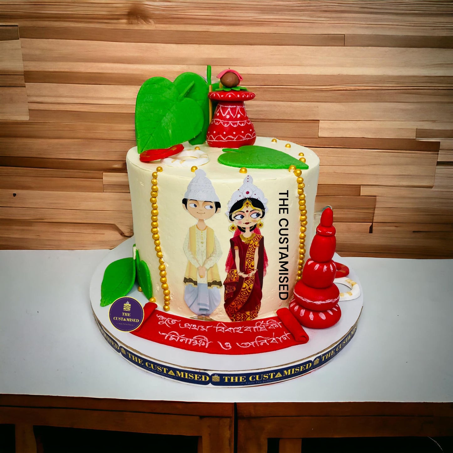 Traditional Bengali Anniversary Cake