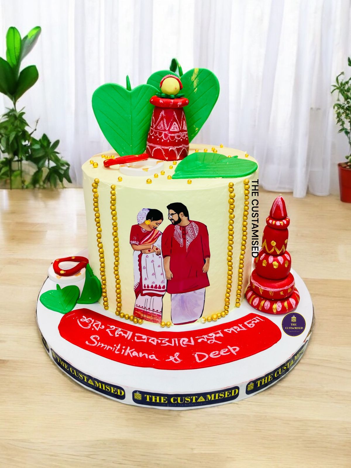 Traditional Bengali Anniversary Cake