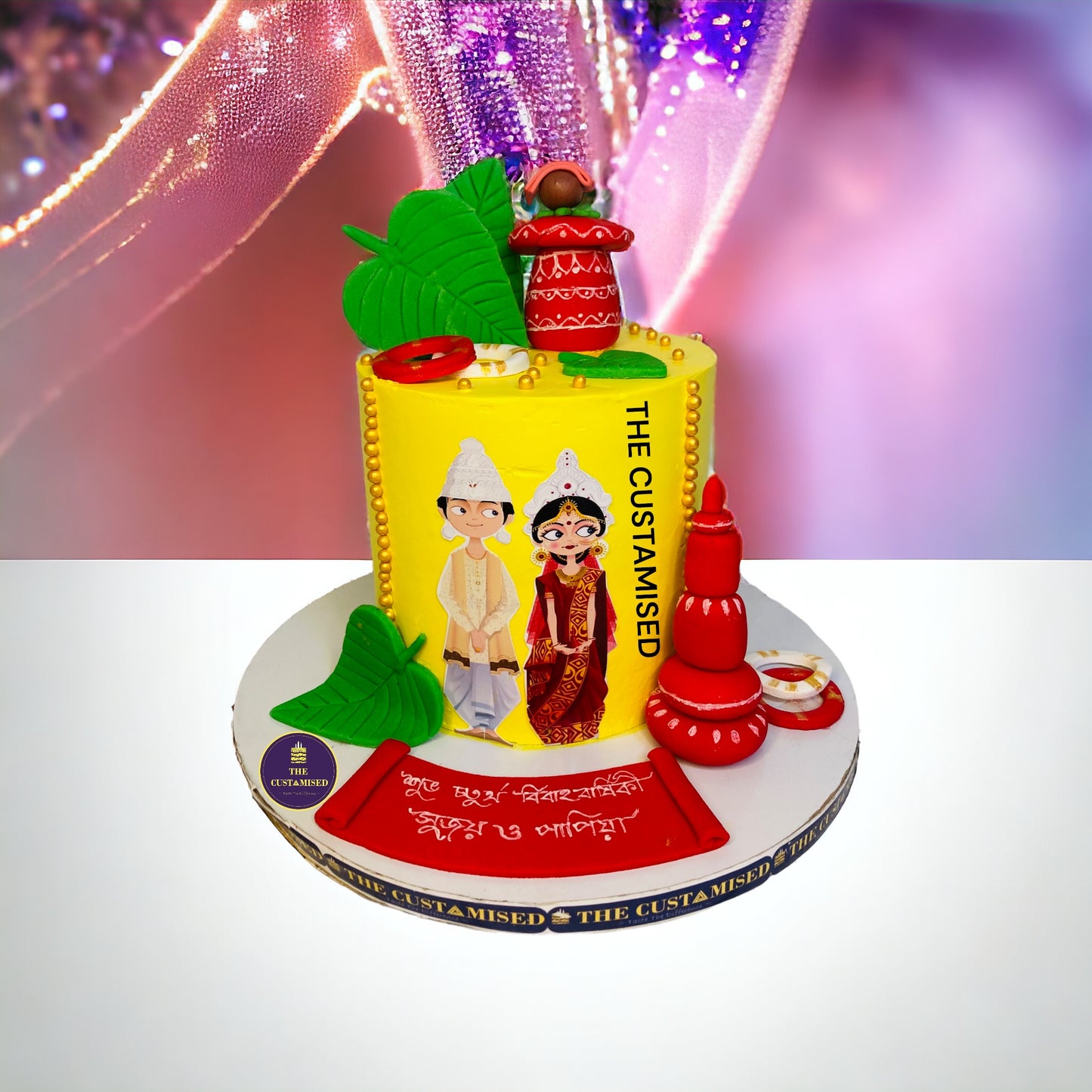 Traditional Bengali Anniversary Cake