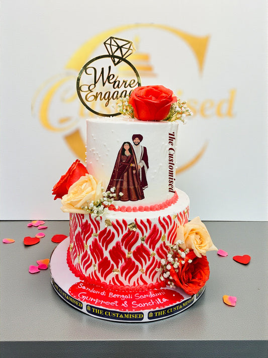Engaged in Elegance – Punjabi Theme