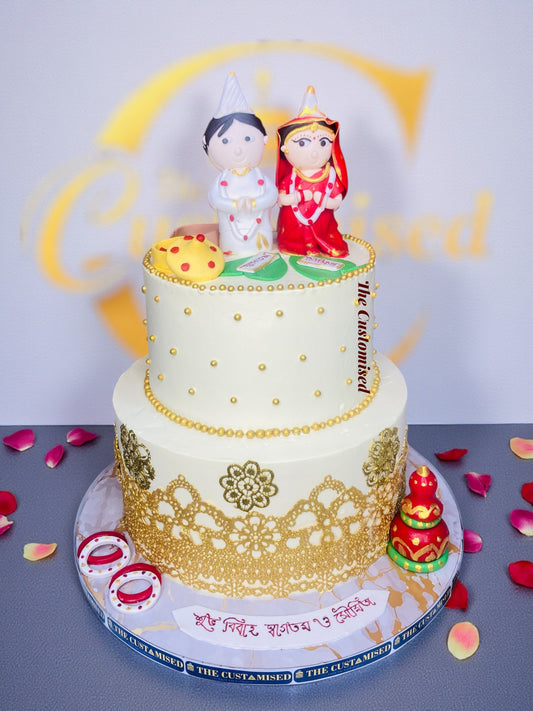 Bengali Anniversary Cake